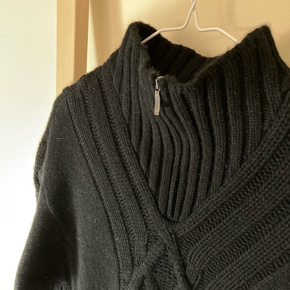 Brioni Men’s 100% Cashmere Cable Knit Sweater
